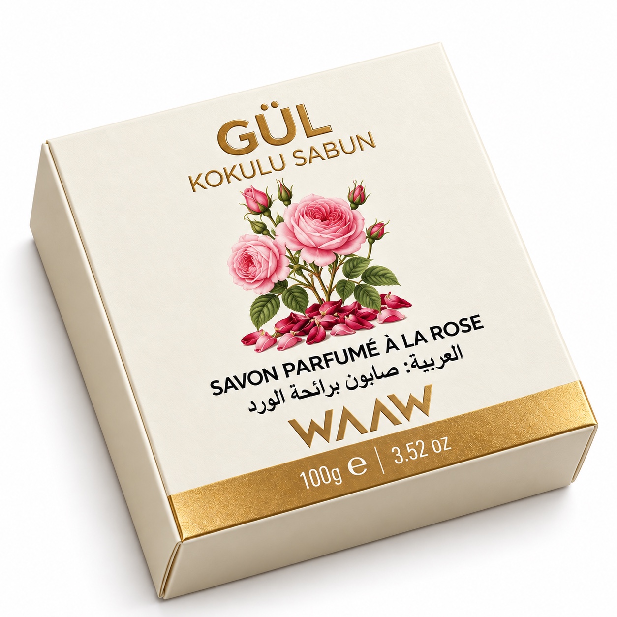 Gül 100 g Katı Sabun